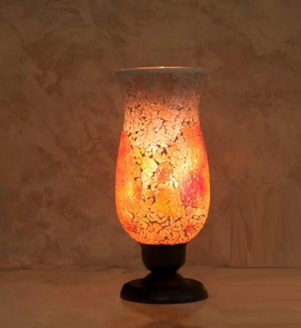 27cm Mosaic Moroccan Style Glass Vase Lamp Stand Lamp Table Lamp Stunning Unique