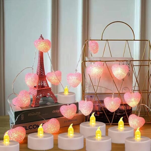 12Pcs Flickering Flameless LED Tea Light Candles Battery Operated for Votive Centerpiece Table Decorations Wedding, Aniversary Halloween, Christmas